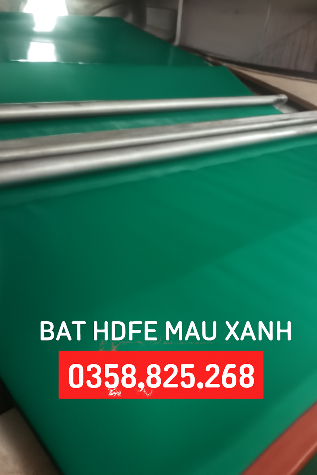 bạt hdpe màu xanh