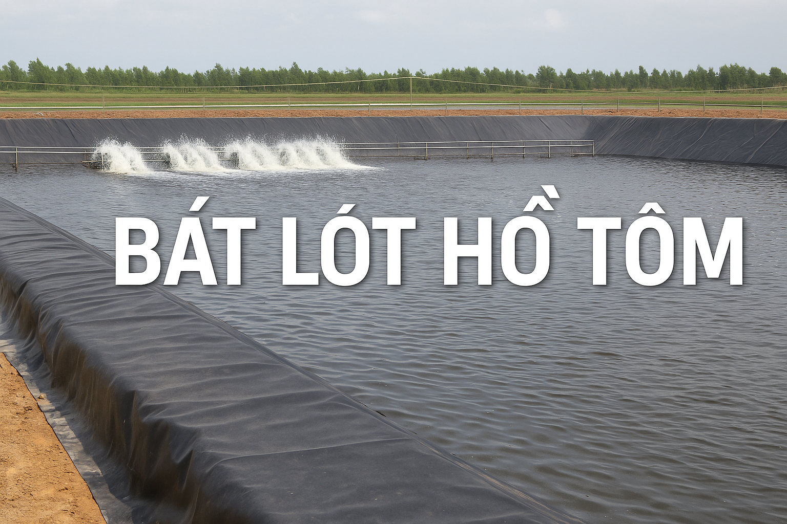 hồ nuôi tôm lót bạt hdpe