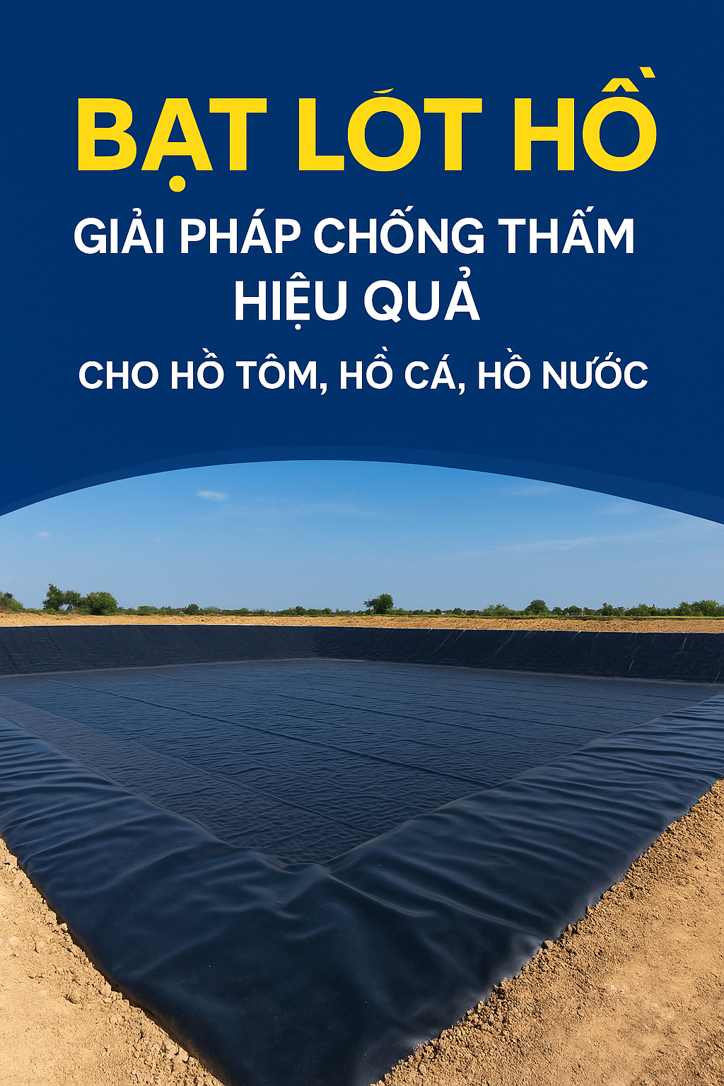 bạt lót hồ hdpe