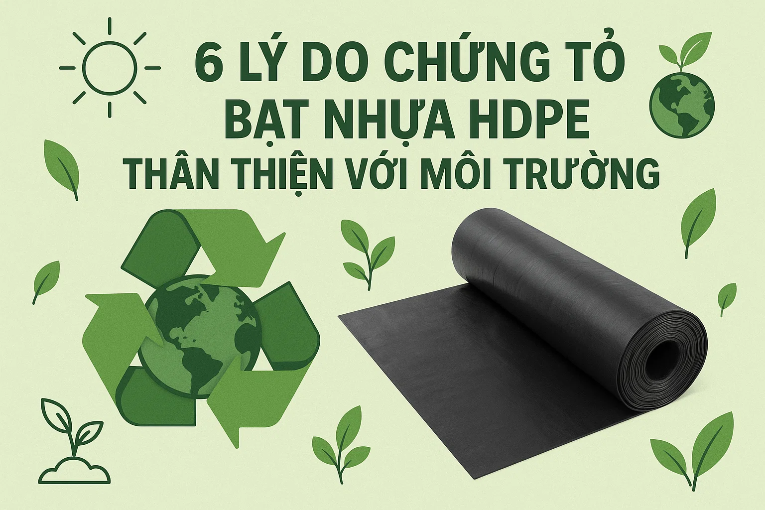 bạt nhựa hdpe thân thiện với môi trường