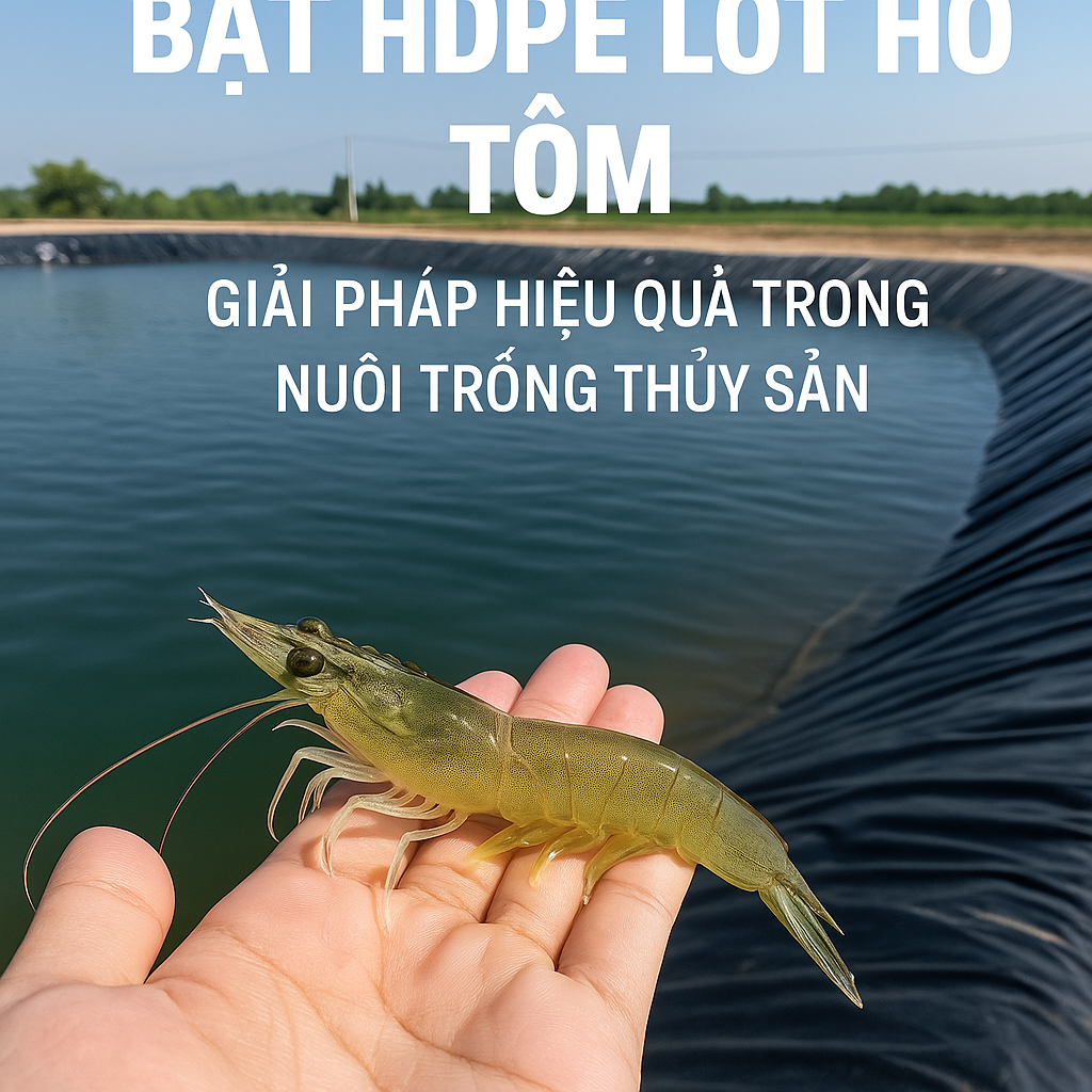 bạt HDPE nuôi tôm hộ nhỏ